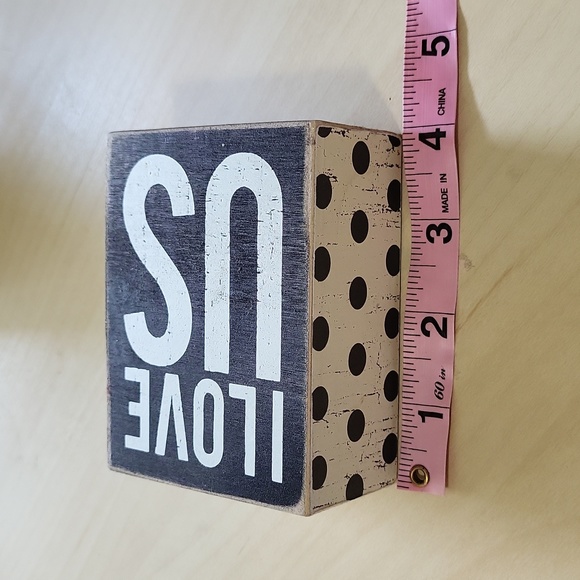 "I love us" Primitives by Kathy sign - Picture 4 of 4